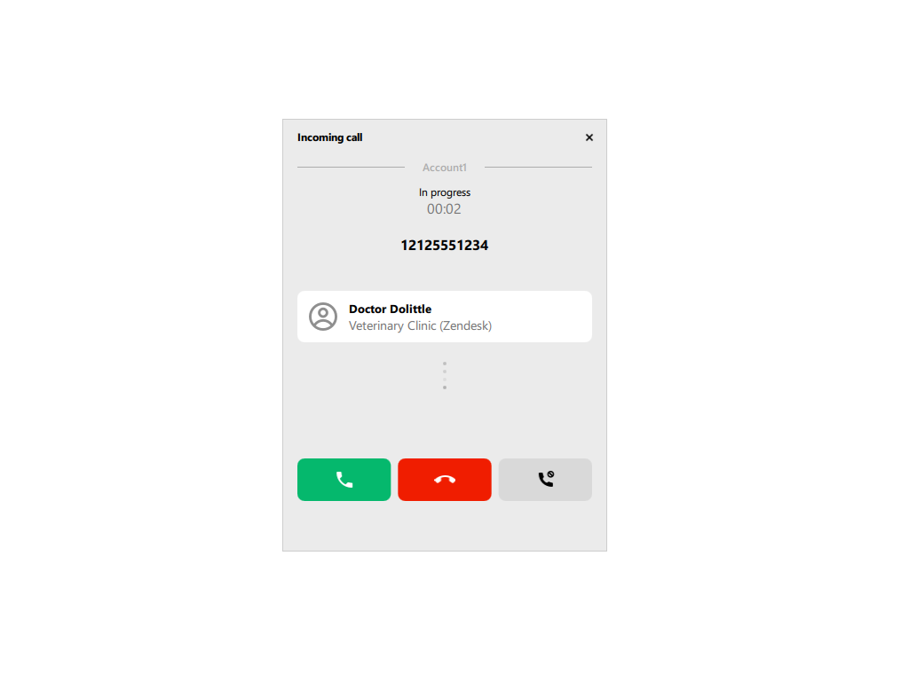 Softphone.Pro dashboard view — CRM and Marketing app on the Zendesk Marketplace